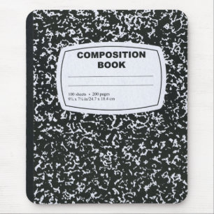 Composition Book Student Teacher Mouse Pad