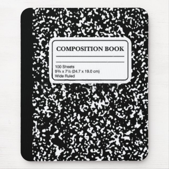 Composition Book/Student-Teacher Mouse Pad (Front)