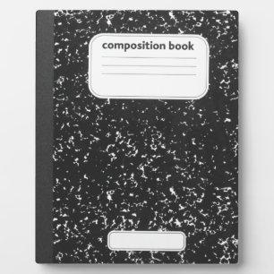 Composition Book Student Teacher Plaque
