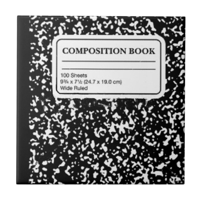 Composition Book Tile (Front)