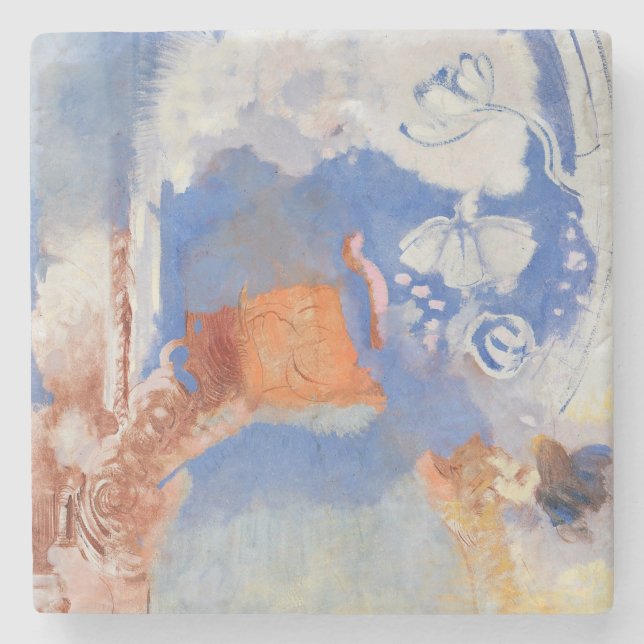Composition, c.1900 (oil on canvas) stone coaster (Front)