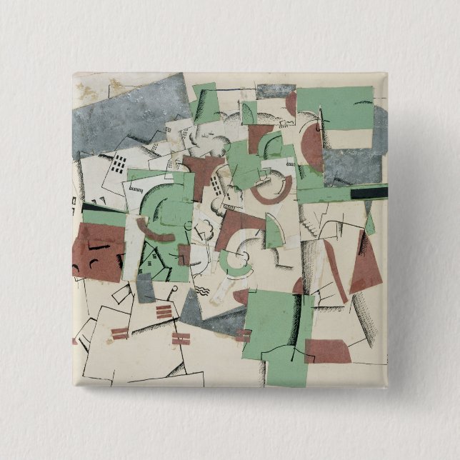 Composition, c.1920 15 cm square badge (Front)