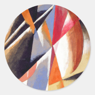 Composition Classic Round Sticker