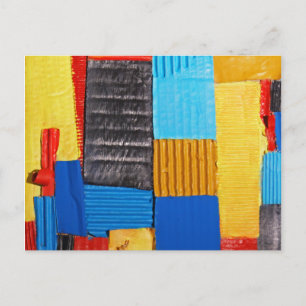 Composition in Primaries Postcard
