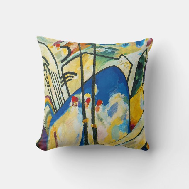 Composition IV by Vassily Kandinsky Cushion (Front)
