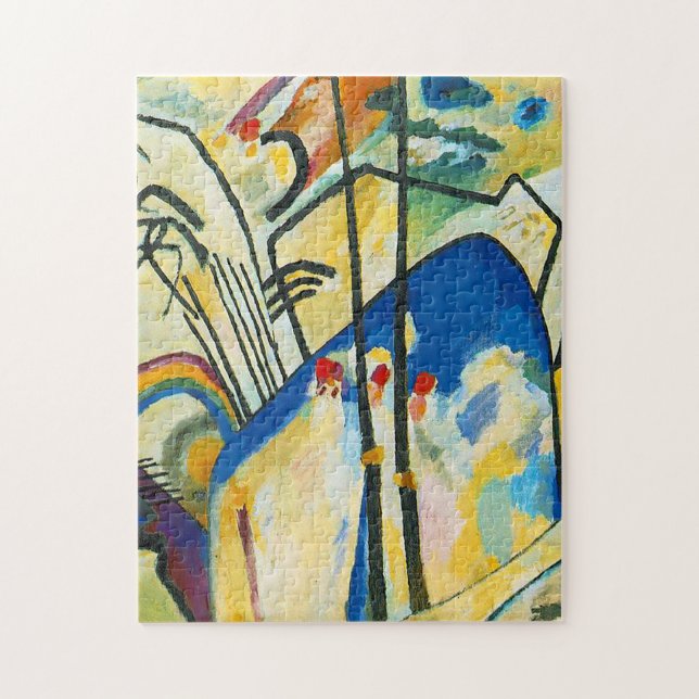 Composition IV by Vassily Kandinsky Jigsaw Puzzle (Vertical)