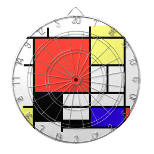 Composition , Mondriaan Dartboard