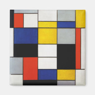 Composition, Mondrian Magnet