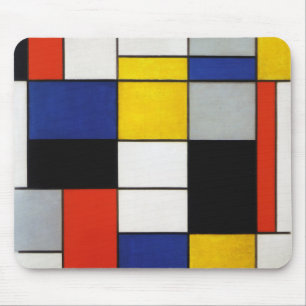 Composition, Mondrian Mouse Pad
