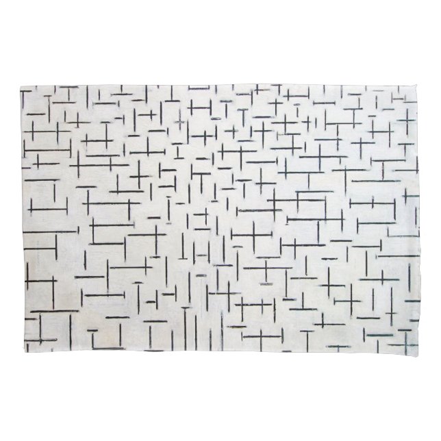 Composition No. 10, Pier and Ocean | Mondriaan | Pillowcase (Front-Left)