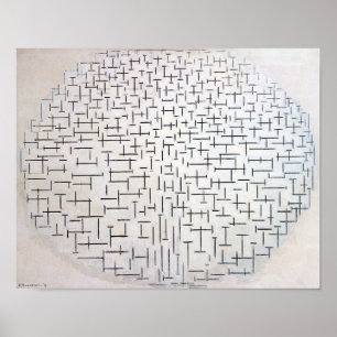 Composition No. 10, Pier and Ocean Mondriaan Poster