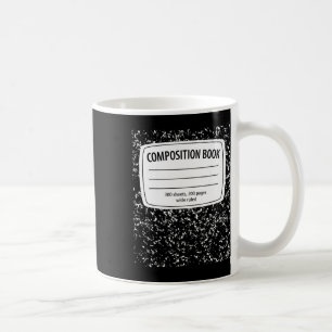 Composition Notebook Costume - Matching Group Hall Coffee Mug