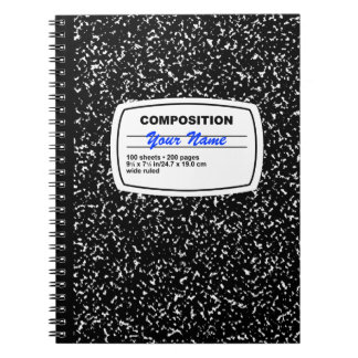 Composition Notebook Customisable