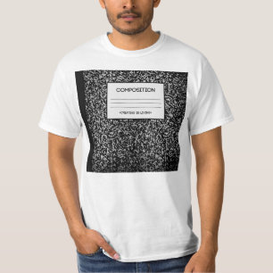 Composition Notebook Design T-Shirt