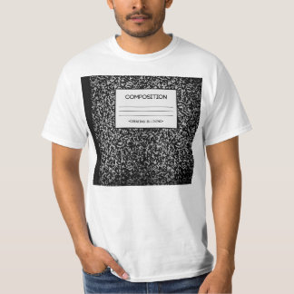Composition Notebook Design T-Shirt