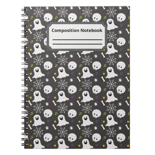 Composition Notebook Halloween (Front)