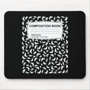 Composition Notebook Halloween Costume Men Women Mouse Pad