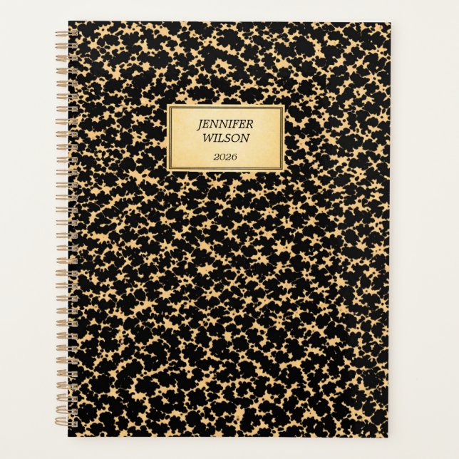 Composition notebook planner (Front)
