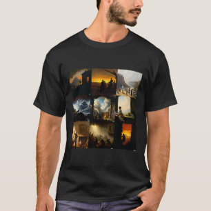 Composition of DALLE2 artificialintelligence paint T-Shirt