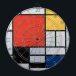 Composition Red, Yellow, Blue, Black | Mondriaan | Dartboard<br><div class="desc">Composition with Red, Yellow, Blue, and Black is a 1921 painting by Piet Mondriaan.</div>