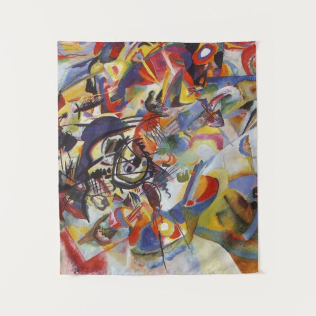 Composition VII Wassily Kandinsky Tapestry (Front)