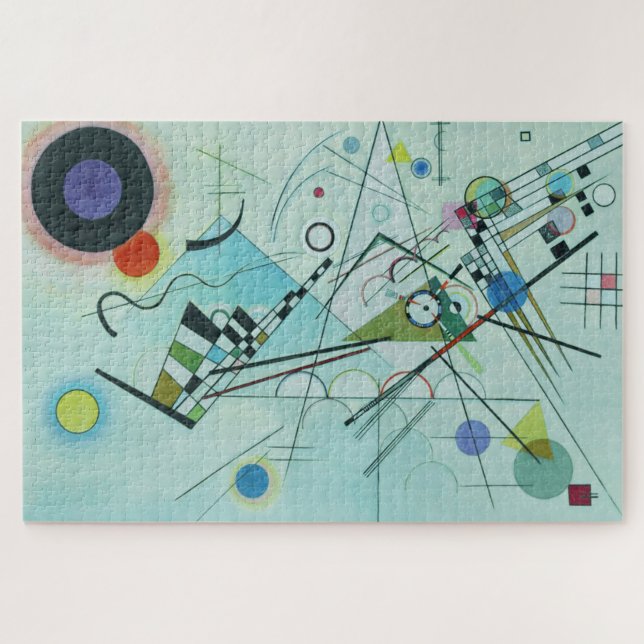 Composition VIII art by Wassily Kandinsky Jigsaw Puzzle (Horizontal)