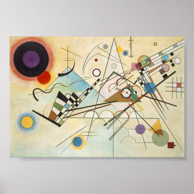 Composition VIII by Kandinsky. Poster (Front)