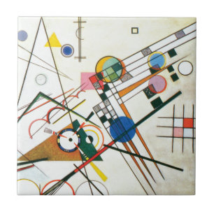 Composition VIII by Wassily Kandinsky Ceramic Tile