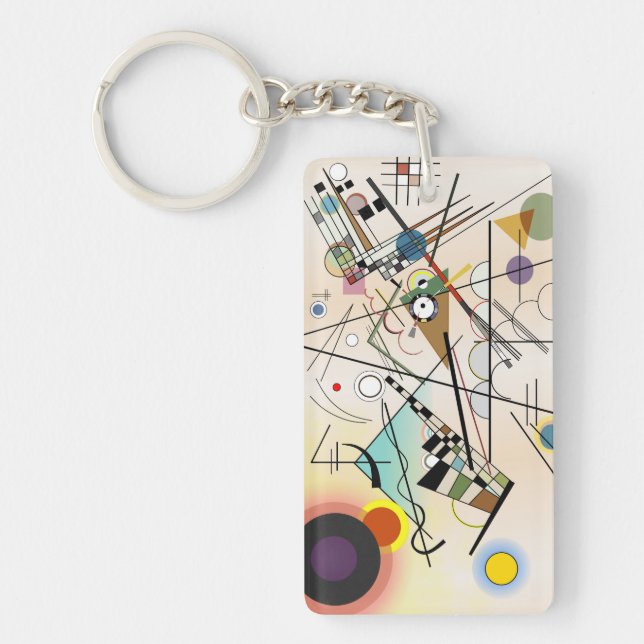 Composition VIII by Wassily Kandinsky Key Ring (Front)