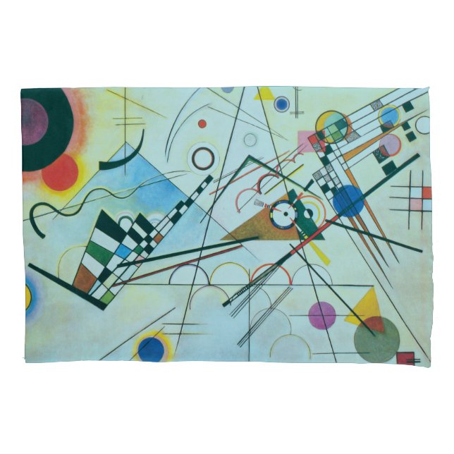 Composition VIII by Wassily Kandinsky Pillowcase (Front)