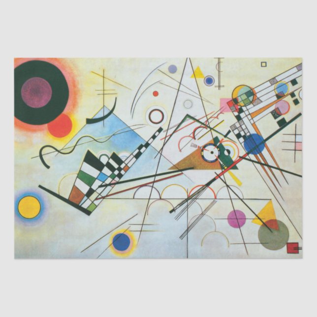 Composition VIII by Wassily Kandinsky  Tissue Paper (Front)