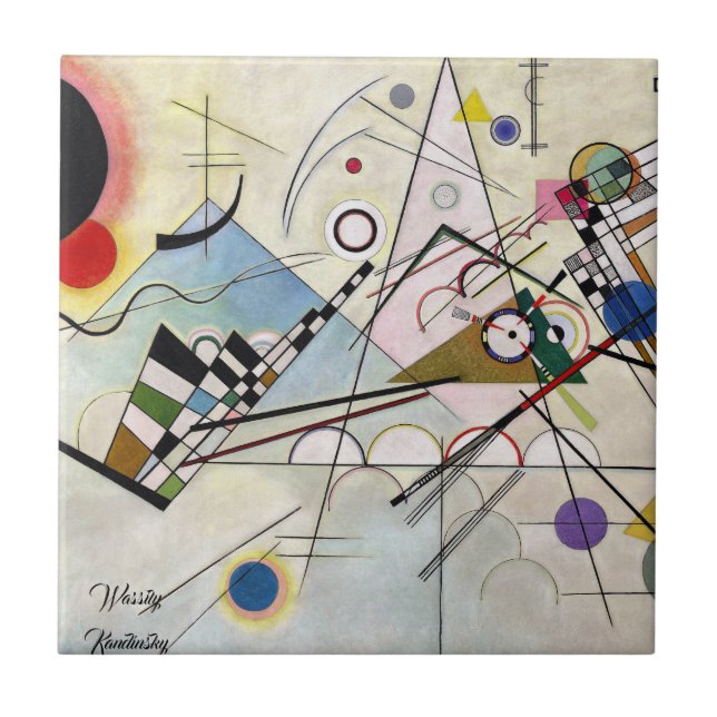 Composition VIII Tile (Front)