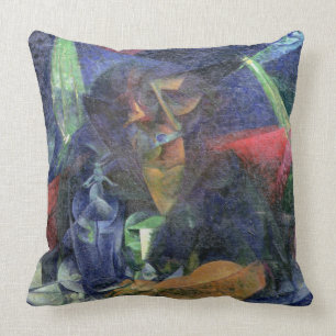 Composition with Figure of a Woman, 1912 (oil on c Cushion