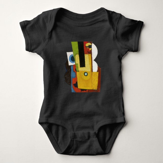 Composition with guitar, Amadeo de Souza-Cardoso Baby Bodysuit (Front)