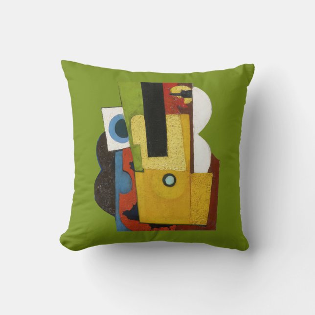 Composition with guitar, Amadeo de Souza-Cardoso Cushion (Front)