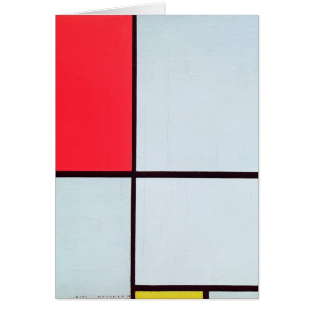 Composition with Red, Black, Blue & Yellow, 1928 (Front)