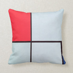 Composition with Red, Black, Blue & Yellow, 1928 Cushion