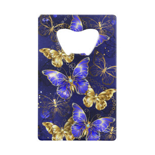 Composition with Sapphire Butterflies