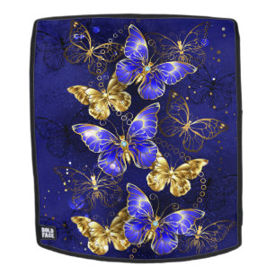 Composition with Sapphire Butterflies Backpack