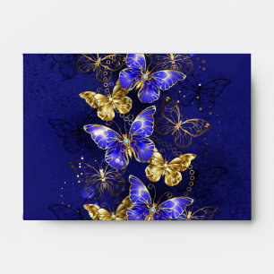 Composition with Sapphire Butterflies Envelope