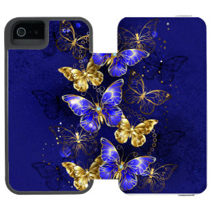 Composition with Sapphire Butterflies Incipio Watson™ iPhone 5 Wallet Case