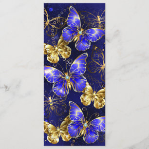 Composition with Sapphire Butterflies Menu