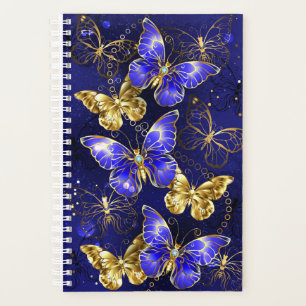Composition with Sapphire Butterflies Planner