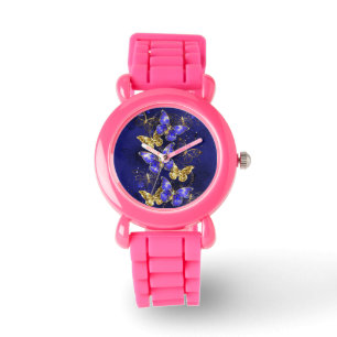 Composition with Sapphire Butterflies Watch