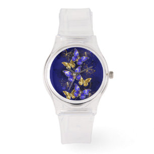 Composition with Sapphire Butterflies Watch