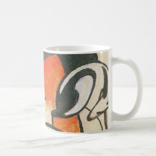 Composition with Two Deer by Franz Marc Coffee Mug