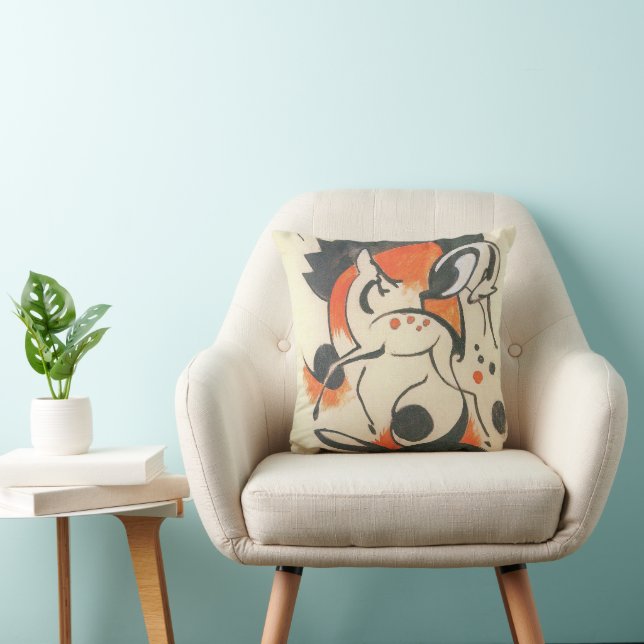 Composition with Two Deer by Franz Marc Cushion (Chair)