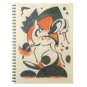 Composition with Two Deer by Franz Marc Notebook