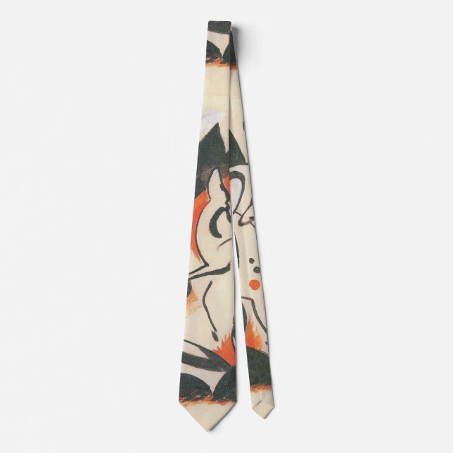 Composition with Two Deer by Franz Marc Tie (Front)