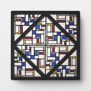 Composition with Window with Coloured Glass Plaque